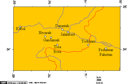 ทัศนียภาพของพื้นที่ Tora Bora
